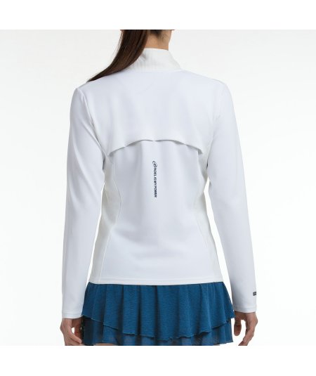tienda de padel Madrid, tienda de padel online, tienda de padel españa, tienda de padel en linea, SUDADERA BULLPADEL DESNA BLANC