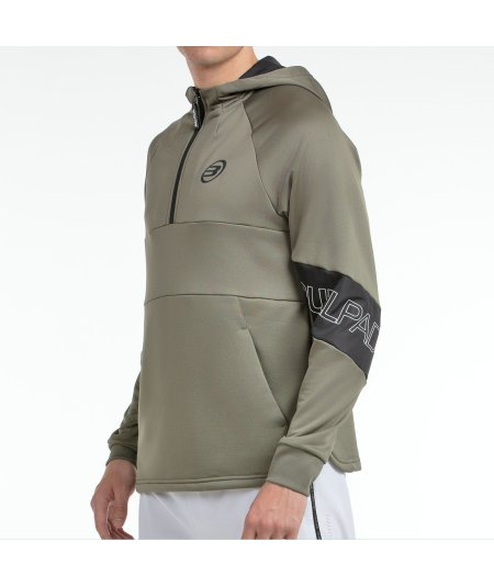 tienda de padel Madrid, tienda de padel online, tienda de padel españa, tienda de padel en linea, SUDADERA BULLPADEL GUMALA KAKI