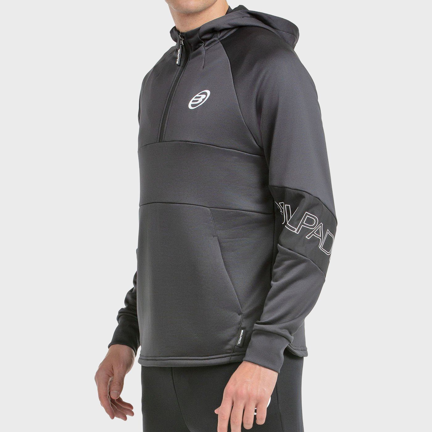 tienda de padel Madrid, tienda de padel online, tienda de padel españa, tienda de padel en linea, SUDADERA BULLPADEL GUMALA NEGR