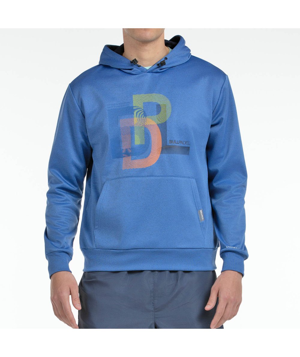 tienda de padel Madrid, tienda de padel online, tienda de padel españa, tienda de padel en linea, SUDADERA BULLPADEL GONDO AZUL 