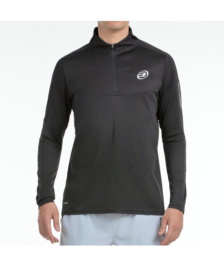 tienda de padel Madrid, tienda de padel online, tienda de padel españa, tienda de padel en linea, CAMISETA BULLPADEL LANCO NEGRO