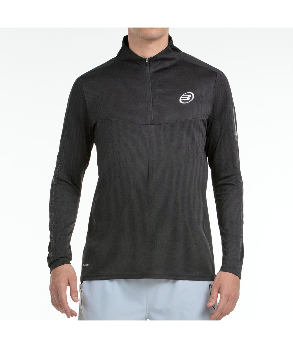 tienda de padel Madrid, tienda de padel online, tienda de padel españa, tienda de padel en linea, CAMISETA BULLPADEL LANCO NEGRO