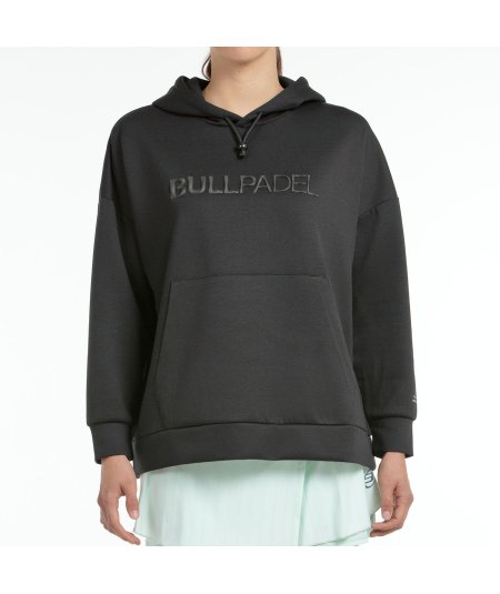 tienda de padel Madrid, tienda de padel online, tienda de padel españa, tienda de padel en linea, SUDADERA BULLPADEL SILBA NEGRO
