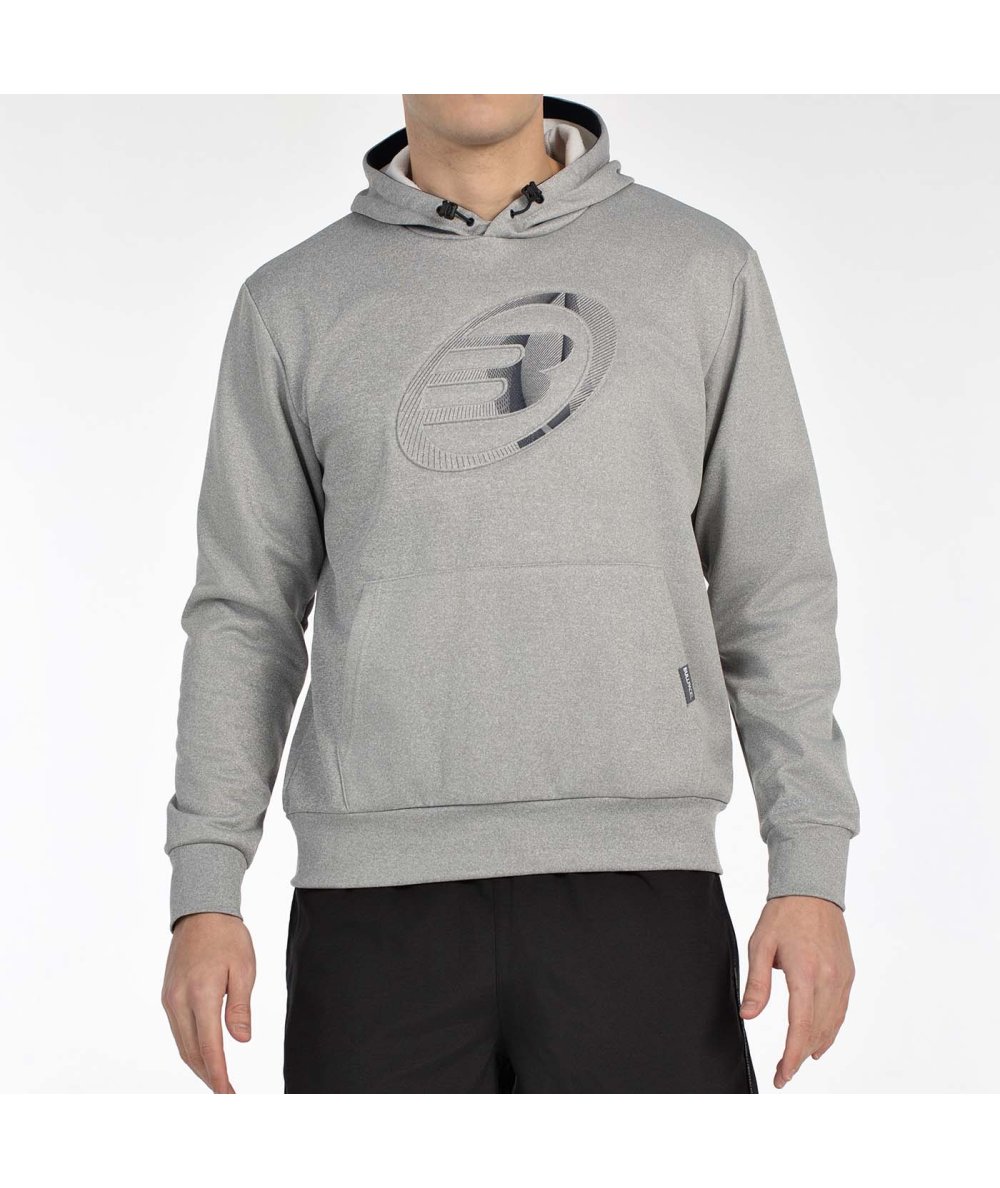 tienda de padel Madrid, tienda de padel online, tienda de padel españa, tienda de padel en linea, SUDADERA BULLPADEL GOMESE GRIS