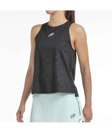 tienda de padel Madrid, tienda de padel online, tienda de padel españa, tienda de padel en linea, CAMISETA BULLPADEL ABURE NEGRO