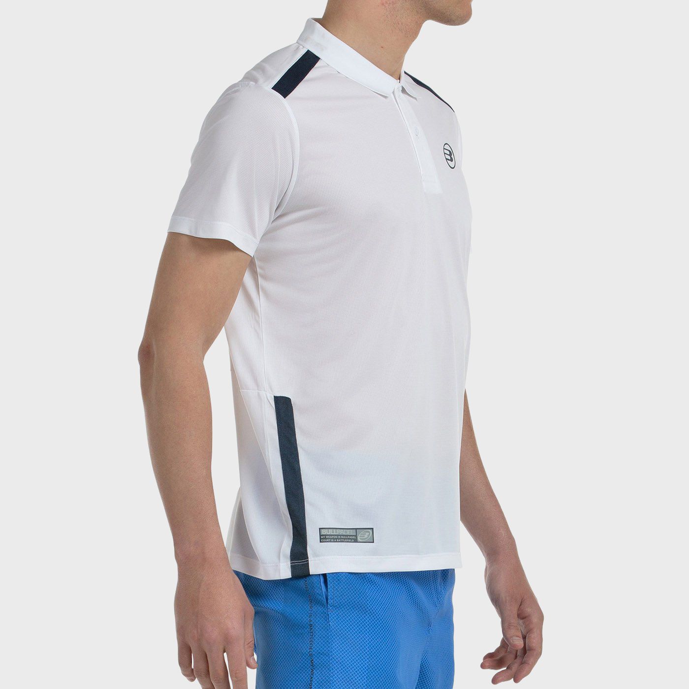 POLO T-SHIRT BULLPADEL BALTO WHITE