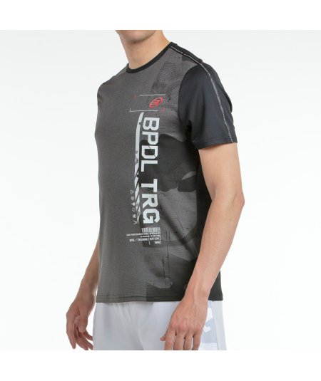 tienda de padel Madrid, tienda de padel online, tienda de padel españa, tienda de padel en linea, CAMISETA BULLPADEL ESTRE NEGRO