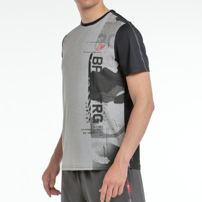 tienda de padel Madrid, tienda de padel online, tienda de padel españa, tienda de padel en linea, CAMISETA BULLPADEL ESTRE GRIS 