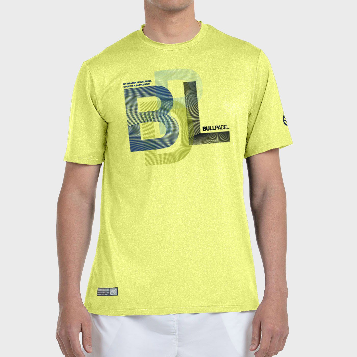 T-SHIRT BULLPADEL BEBAS CITRON VERT VIGORE