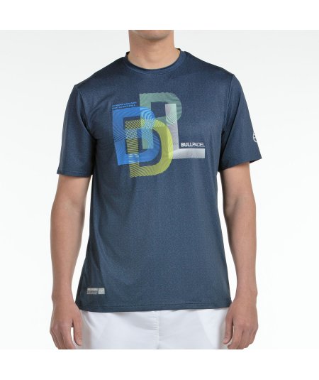 tienda de padel Madrid, tienda de padel online, tienda de padel españa, tienda de padel en linea, CAMISETA BULLPADEL BEBAS AZUL 