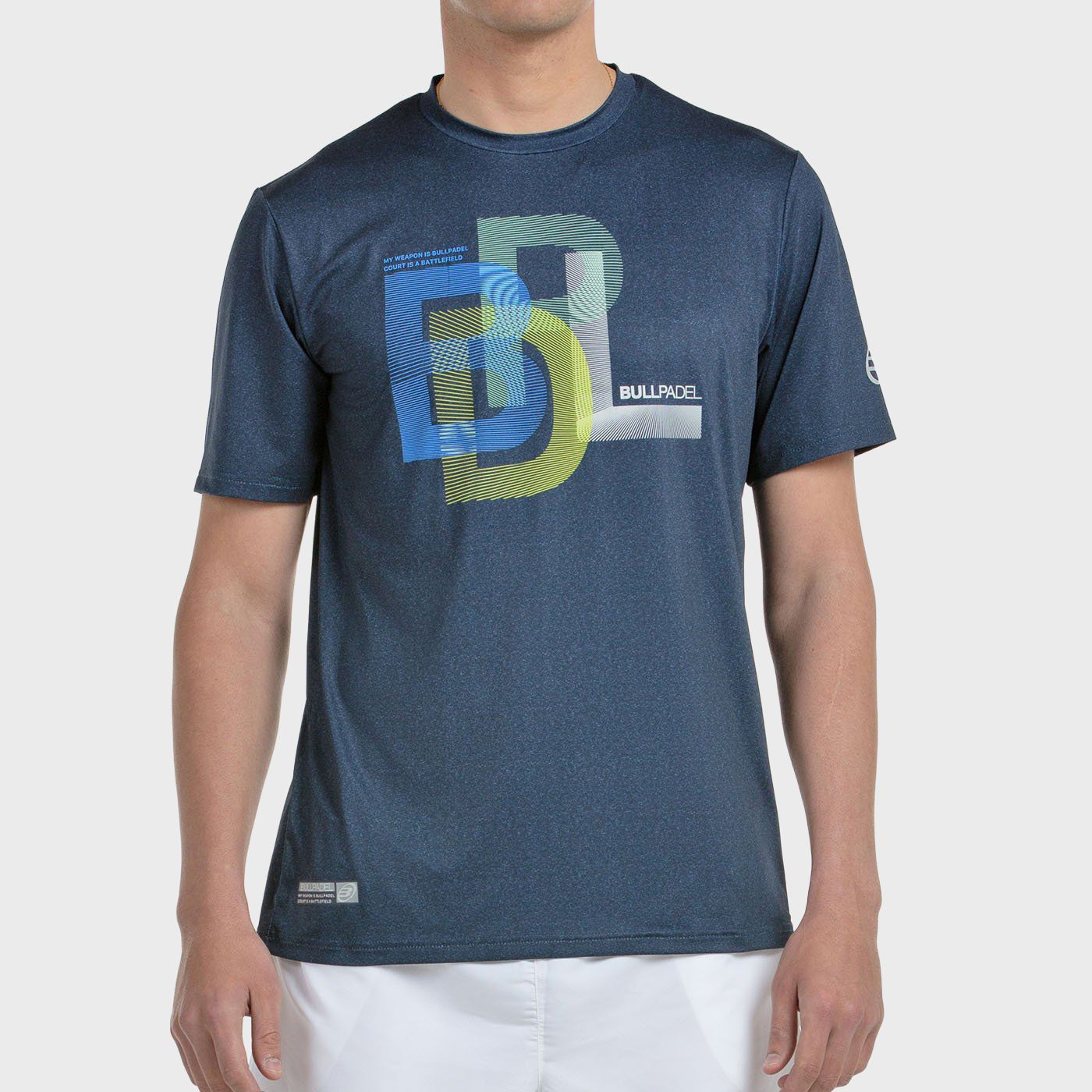 T-SHIRT BULLPADEL BEBAS BLEU MARINE VIGORE