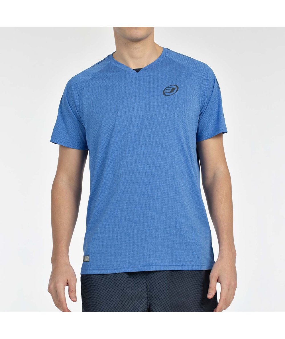 tienda de padel Madrid, tienda de padel online, tienda de padel españa, tienda de padel en linea, CAMISETA BULLPADEL BADAN AZUL 