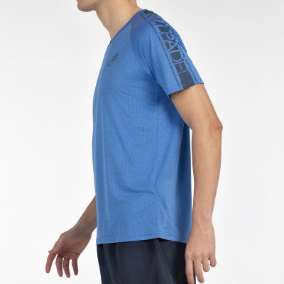tienda de padel Madrid, tienda de padel online, tienda de padel españa, tienda de padel en linea, CAMISETA BULLPADEL BADAN AZUL 