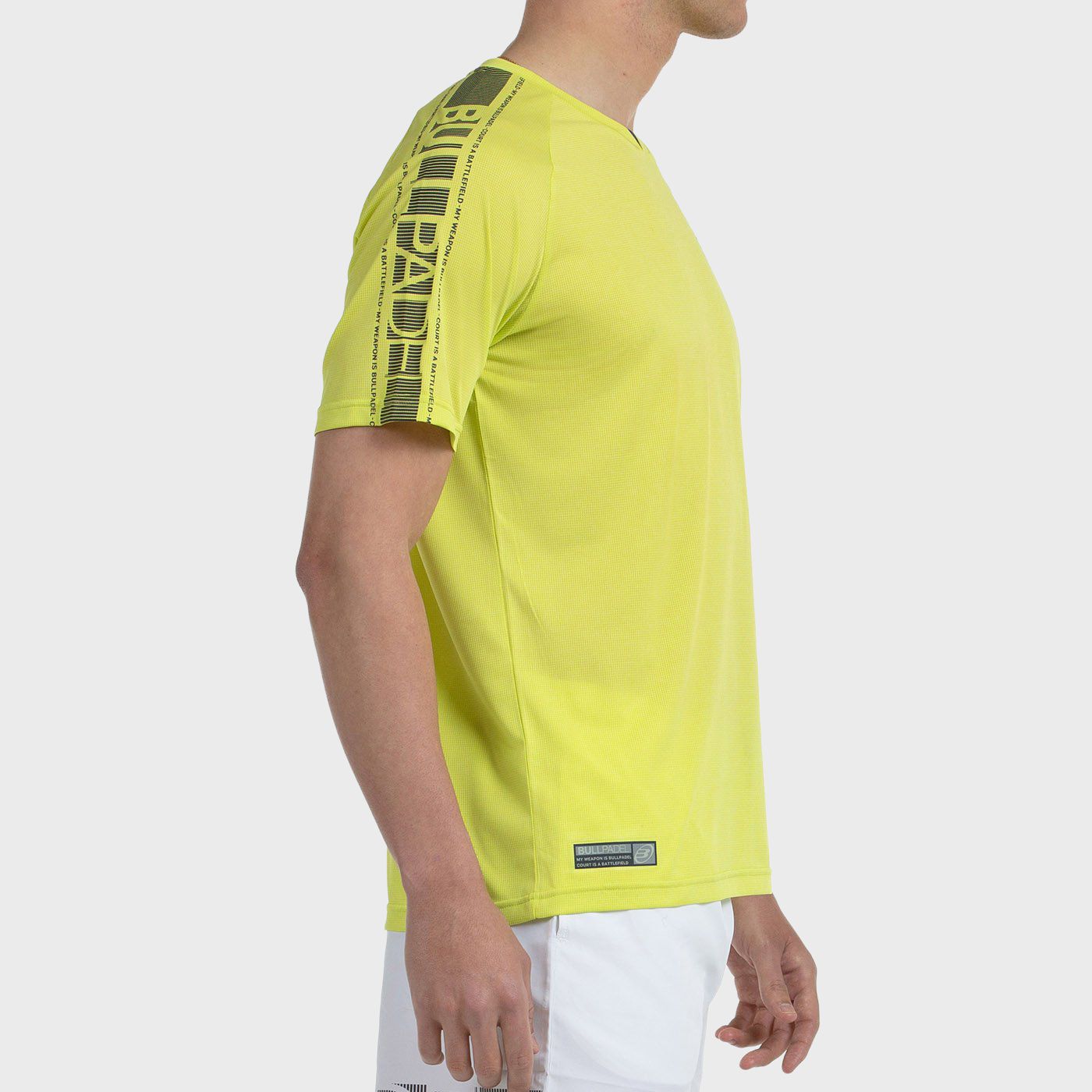 T-SHIRT BULLPADEL BADAN CITRON VERT VIGORE