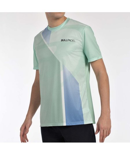 tienda de padel Madrid, tienda de padel online, tienda de padel españa, tienda de padel en linea, CAMISETA BULLPADEL BRUMO VERDE