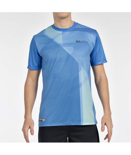 tienda de padel Madrid, tienda de padel online, tienda de padel españa, tienda de padel en linea, CAMISETA BULLPADEL BRUMO AZUL 