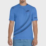 tienda de padel Madrid, tienda de padel online, tienda de padel españa, tienda de padel en linea, CAMISETA BULLPADEL BEQUE AZUL 