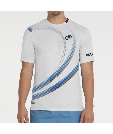 tienda de padel Madrid, tienda de padel online, tienda de padel españa, tienda de padel en linea, CAMISETA BULLPADEL BEQUE BLANC