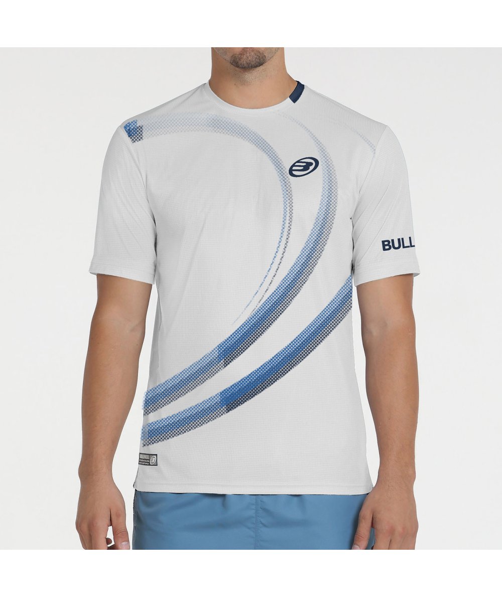 tienda de padel Madrid, tienda de padel online, tienda de padel españa, tienda de padel en linea, CAMISETA BULLPADEL BEQUE BLANC