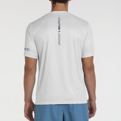 tienda de padel Madrid, tienda de padel online, tienda de padel españa, tienda de padel en linea, CAMISETA BULLPADEL BEQUE BLANC