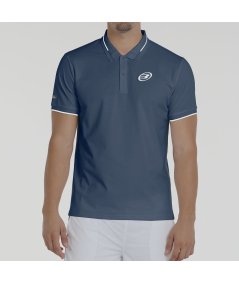tienda de padel Madrid, tienda de padel online, tienda de padel españa, tienda de padel en linea, POLO BULLPADEL LEIRO 25V AZUL 