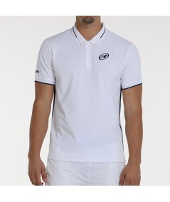 tienda de padel Madrid, tienda de padel online, tienda de padel españa, tienda de padel en linea, POLO BULLPADEL LEIRO 25V BLANC