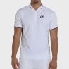 BULLPADEL LEIRO 25V WHITE POLO SHIRT