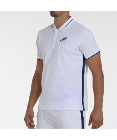 tienda de padel Madrid, tienda de padel online, tienda de padel españa, tienda de padel en linea, POLO BULLPADEL LEIRO 25V BLANC