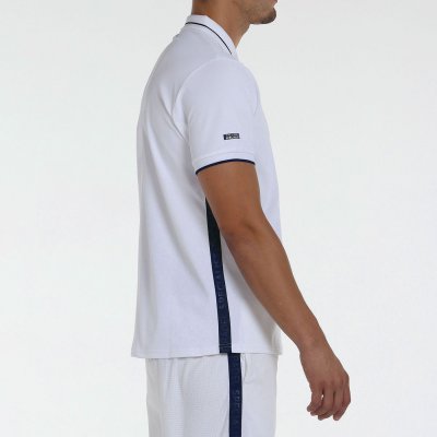 tienda de padel Madrid, tienda de padel online, tienda de padel españa, tienda de padel en linea, POLO BULLPADEL LEIRO 25V BLANC
