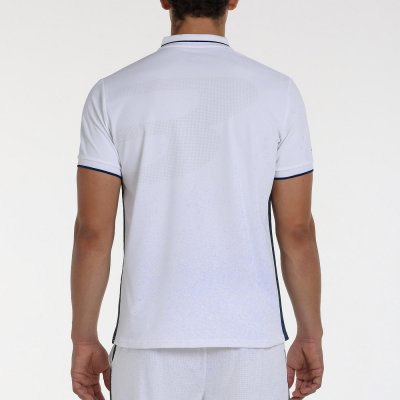 tienda de padel Madrid, tienda de padel online, tienda de padel españa, tienda de padel en linea, POLO BULLPADEL LEIRO 25V BLANC