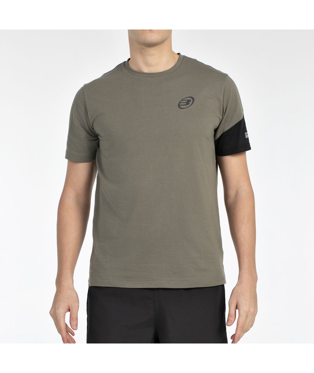 tienda de padel Madrid, tienda de padel online, tienda de padel españa, tienda de padel en linea, CAMISETA BULLPADEL MONTIA KAKI