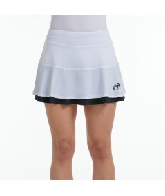 tienda de padel Madrid, tienda de padel online, tienda de padel españa, tienda de padel en linea, FALDA BULLPADEL TEJAS BLANCO