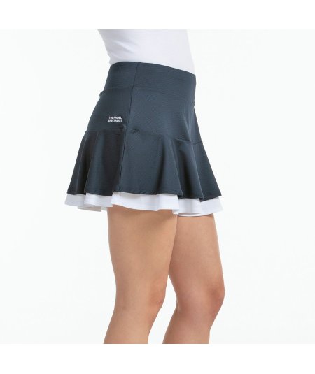 tienda de padel Madrid, tienda de padel online, tienda de padel españa, tienda de padel en linea, FALDA BULLPADEL TEJAS AZUL MAR