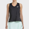 CAMISETA BULLPADEL ADIES NEGRO TEJIDO BICOLOR