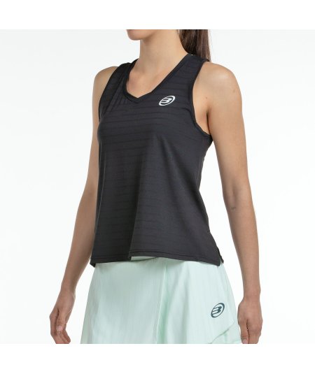 tienda de padel Madrid, tienda de padel online, tienda de padel españa, tienda de padel en linea, CAMISETA BULLPADEL ADIES NEGRO