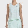 CAMISETA BULLPADEL ADIES VERDE AGUA TEJIDO BICOLOR