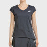 T-SHIRT  BULLPADEL ADOROS BLACK TWO-TONE FABRIC