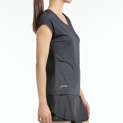 tienda de padel Madrid, tienda de padel online, tienda de padel españa, tienda de padel en linea, CAMISETA BULLPADEL ADOROS NEGR