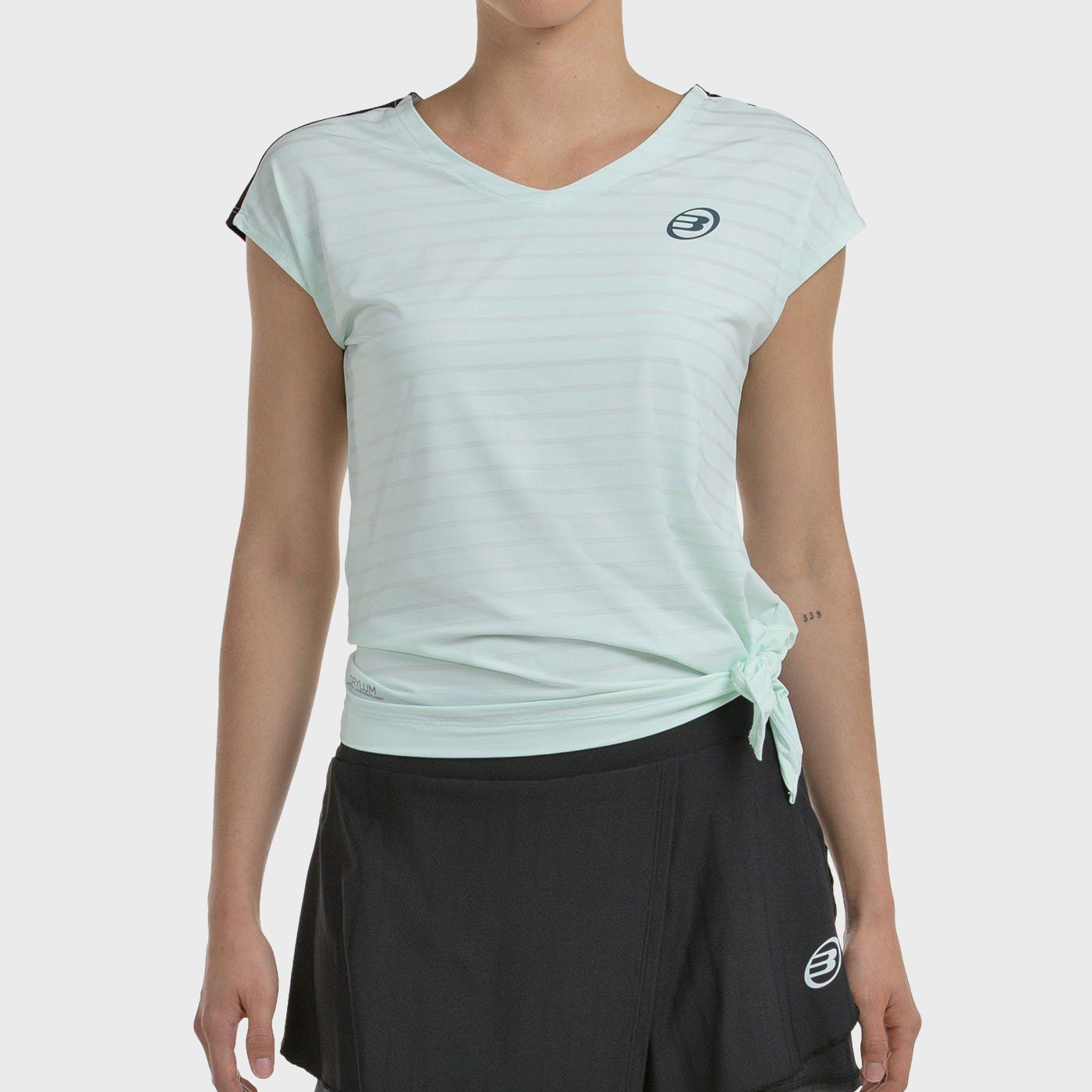 T-SHIRT BULLPADEL ADOROS WATER GREEN TWO-TONE FABRIC