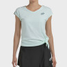 T-SHIRT BULLPADEL ADOROS TISSU BICOLORE VERT D'EAU