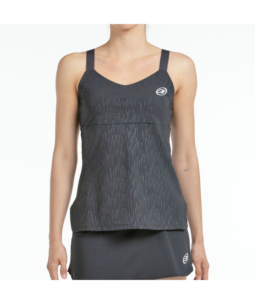 tienda de padel Madrid, tienda de padel online, tienda de padel españa, tienda de padel en linea, CAMISETA BULLPADEL ADURI NEGRO