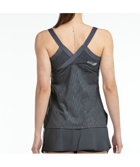tienda de padel Madrid, tienda de padel online, tienda de padel españa, tienda de padel en linea, CAMISETA BULLPADEL ADURI NEGRO