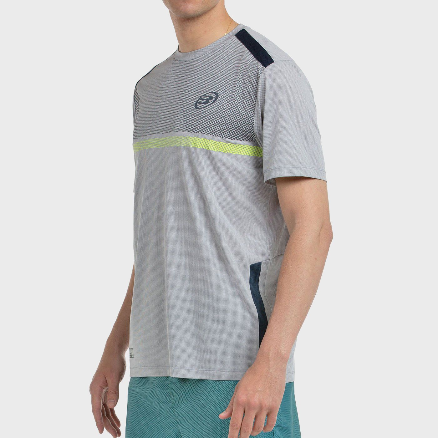 tienda de padel Madrid, tienda de padel online, tienda de padel españa, tienda de padel en linea, CAMISETA BULLPADEL BILAO GRIS 