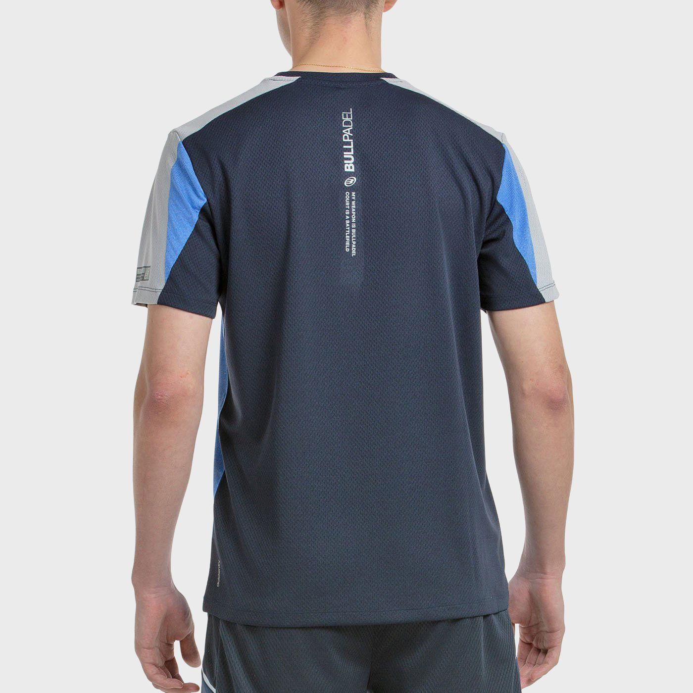 tienda de padel Madrid, tienda de padel online, tienda de padel españa, tienda de padel en linea, CAMISETA BULLPADEL BREGO AZUL 