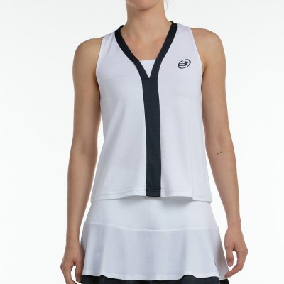 tienda de padel Madrid, tienda de padel online, tienda de padel españa, tienda de padel en linea, CAMISETA BULLPADEL TALITA BLAN