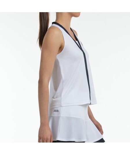 tienda de padel Madrid, tienda de padel online, tienda de padel españa, tienda de padel en linea, CAMISETA BULLPADEL TALITA BLAN