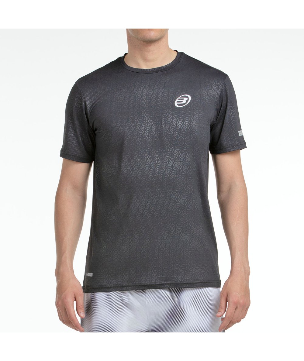 tienda de padel Madrid, tienda de padel online, tienda de padel españa, tienda de padel en linea, CAMISETA BULLPADEL MOFERO NEGR