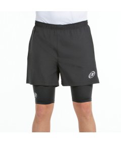 tienda de padel Madrid, tienda de padel online, tienda de padel españa, tienda de padel en linea, SHORT BULLPADEL META NEGRO