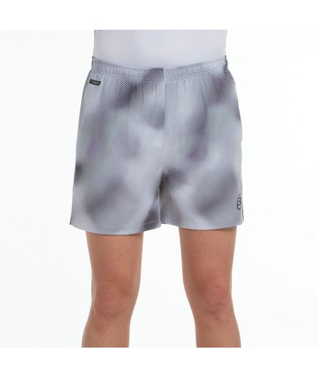 tienda de padel Madrid, tienda de padel online, tienda de padel españa, tienda de padel en linea, SHORT BULLPADEL MOS GRIS PERLA
