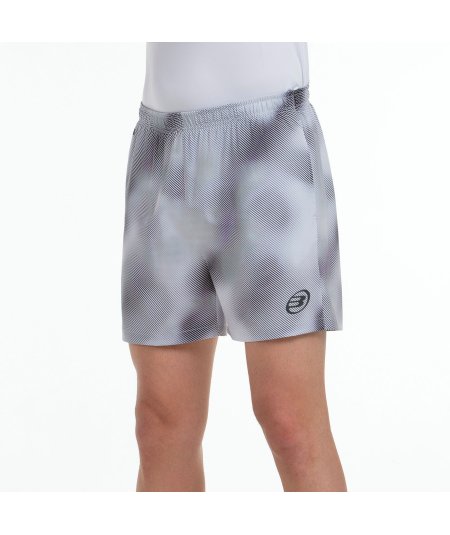 tienda de padel Madrid, tienda de padel online, tienda de padel españa, tienda de padel en linea, SHORT BULLPADEL MOS GRIS PERLA